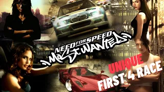 NFS Most Wanted Unique First 4 Race