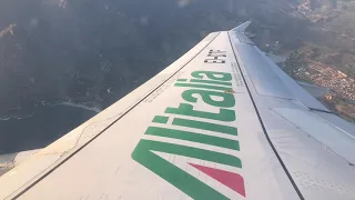 Flying Alitalia - Flight AZ1595 - Rome Fiumicino to Cagliari - A320 - Economy Class