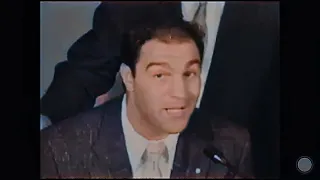 Rocky Marciano and Archie Moore sign to fight - 1955 Press conference in Color