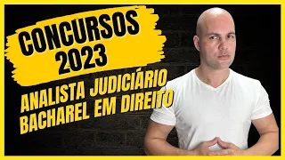 Concursos Tribunais 2023 - Analista Judiciário (com planilha)