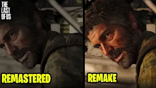 Last Of Us Part 1 Remake Vs Remastered | Side By Side Comparison | Last Of Us Remake Comparison