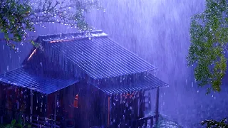 Overcome Insomnia In 5 Minutes 😴 With Pouring Rain And Powerful Sounds Of Thunder