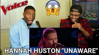 The Voice 2016 Blind Audition - Hannah Huston: "Unaware" (REACTION)