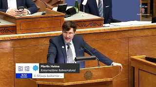 Martin Helme: Tänane peaminister on eksistentsiaalselt ohtlik Eesti riigi ja rahva edasikestmisele!