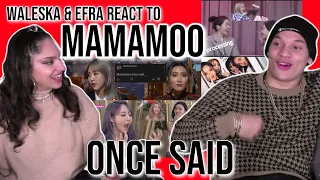 Waleska & Efra react to Mamamoo once said | REACTION 💕😂