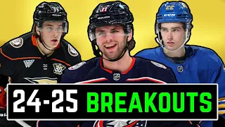 Top 15 NHL Breakout Players For The 2024-2025 Season