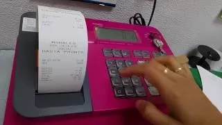 TUTORIAL - Como Programar Registradora Casio G1 - ESPAÑOL