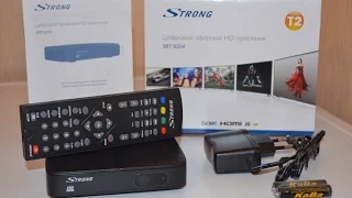 Суперновинка! DVB-T2 Тюнер (ресивер) Т2 STRONG SRT 8204 - распаковка и обзор