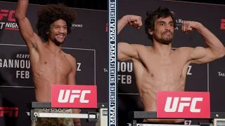 UFC Phoenix Official Weigh-Ins: Alex Caceres vs. Kron Gracie Make Weight - MMA Fighting