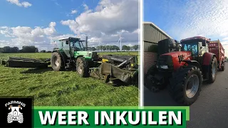 Weer Gras Inkuilen | 2de snede | Case Deutz Fendt