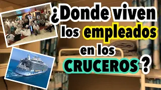 😨¿Cómo es vivir en un crucero? Descubre dónde viven los empleados 🛳️