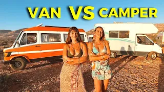 VAN VS. CAMPER TOUR: COMPARING OUR TINY HOMES WHERE WE HAVE BEEN LIVING FOR 2 YEARS