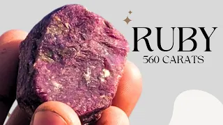 Huge Ruby 560 carats | Africa | Gemstone Cutting, Performing, Faceting & Polishing