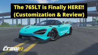 The Crew 2: McLaren 765LT Customization & Review + My Vehicle Settings - is it GOOD??