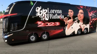 LORENA & RAFAELA SERTANEJO RETRÔ  2023 NO BUS TOPSHOW