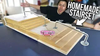 HOMEMADE FINGERBOARD STAIR-SET!