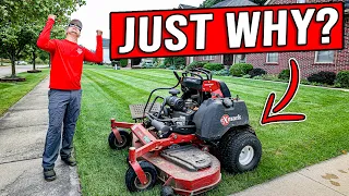 BIGGEST NOOB MISTAKE With A Zero Turn Mower (Clippings!!)