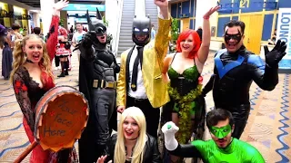 Batman Comic Con Mayhem! Ft. Harley Quinn Poison Ivy Superhero Movie - MELF