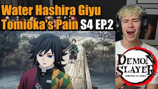 Demon Slayer: Kimetsu no Yaiba Season 4 Episode 2 | Water Hashira Giyu Tomioka's Pain | Reaction