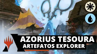 ✂ TESOURANDO OS OPONENTES! → Azorius Ensoul Artifact no Explorer! (Magic Arena)