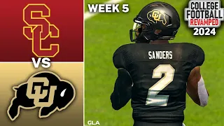 Colorado vs. USC Week 5 Simulation | 2023 - 2024 NCAA 14 Revamped Mod