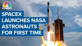 Watch SpaceX launch NASA astronauts into space in a historic mission