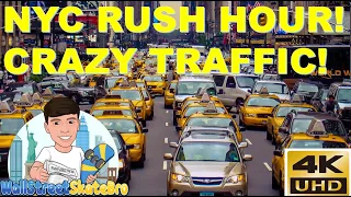 NYC Traffic JAM! Skateboarding Manhattan During Rush Hour.