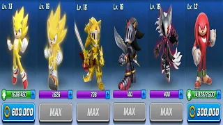 Sonic Forces: Super - Knights - Challengers Battle All Characters Unlocked Movie Super Sonic Lv.13