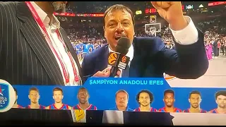 ANADOLU EFES ŞAMPİYON 2022 - ERGİN ATAMAN MAÇ SONU