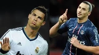 Cristiano Ronaldo vs Zlatan Ibrahimovic|Top 10 Free Kicks