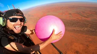 We Threw An Exercise Ball From A Helicopter at 2000ft