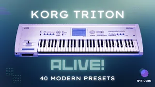 KORG TRITON - 40 Modern Presets - ALIVE! Vol. 1