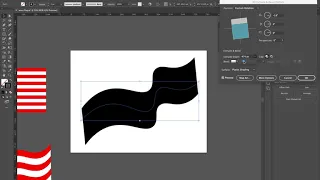 Illustrator Tutorial - Make a Wavy Flag