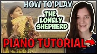 How To Play "THE LONELY SHEPHERD" by James Last - Easy Piano (Synthesia) [Piano Tutorial] [HD]