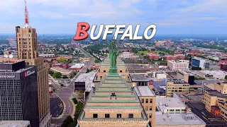 Aerial Buffalo - One Hour Chill Mix Ambient - 4K Drone Footage