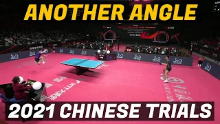 Fan Zhendong vs Zhou Qihao | 2021 Chinese Trials (Gold Medal - Another Angle)