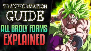 EVERY BROLY TRANSFORMATION EXPLAINED