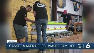 Casket maker helps Uvalde families