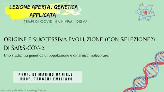 Origine e successiva evoluzione (con selezione?) di SARS-CoV-2