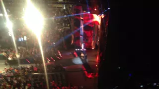 Brock Lesnar Entrance - WWE Monday Night Raw 03/30/15 - San Jose, CA