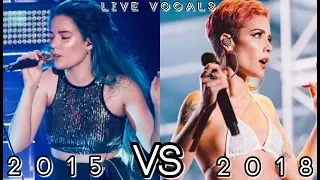 Halsey | 2015 Vs 2018 (Live Vocals)