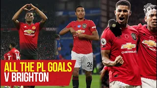 Every Premier League Goal v Brighton and Hove Albion | Manchester United