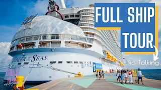 Wonder of the Seas Ship Tour (No Talking) - 2024 Update