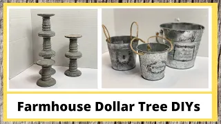 DIY Farmhouse Candle Holders | DIY Farmhouse Dollar Tree Home Decor Ideas | Cheap and Easy