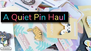 A Quiet Pin Haul - Lots of Pins By Canadian Makers This Time | Snacks Please