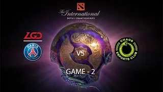 Game 2 - PSG LGD vs Chaos E-Sports The International 9 - 2019 Group Stage best of 2