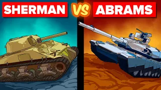 World War 2 Tank vs Modern Abrams Tank - Who Wins?