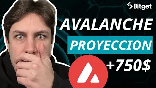 PROYECCION AVALANCHE (AVAX) PARA BULL MARKET | ¿ES POSIBLE 750$? | MEJOR PROYECTO DENTRO DE AVAX