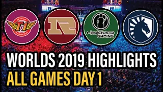 LOL Worlds 2019 Group Stage Day 1 Full Highlights - EGROUP88