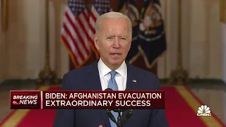 President Joe Biden: Afghanistan evacuation an extraordinary success